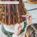 Vorschaubild Natürliche Haarmascara mit Doppelspitze – Pink & Lila