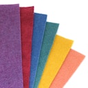 Vorschaubild Bastelfilz bunt – Bio Wollfilzplatten 6 Stück 20x15cm
