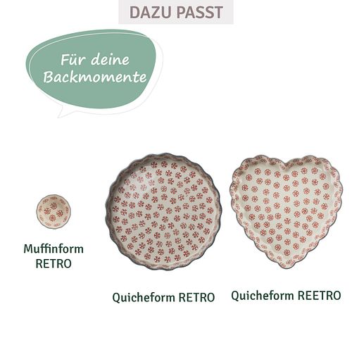Muffinform RETRO 100 ml für kleine Lieblingskuchen