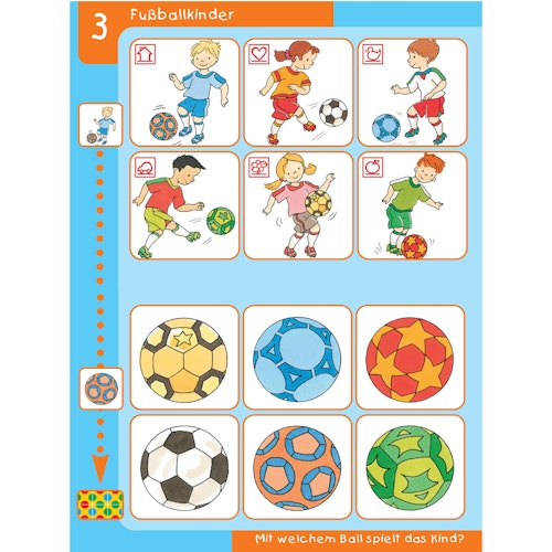 bambinoLÜK Übungsheft - Kim,Luca und Ihre Fussballfreunde, 3-5 J.