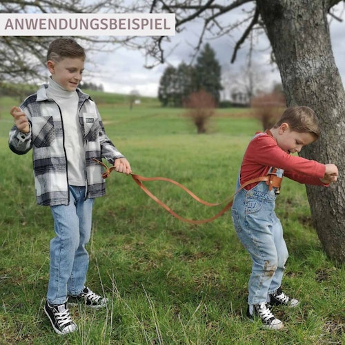 Kinder Pferdegeschirr aus Leder Zügel