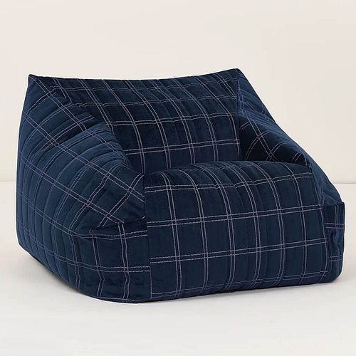 Sessel Sitzsack für Kinder dunkelblau-lila - 72 x 75 x 42 cm