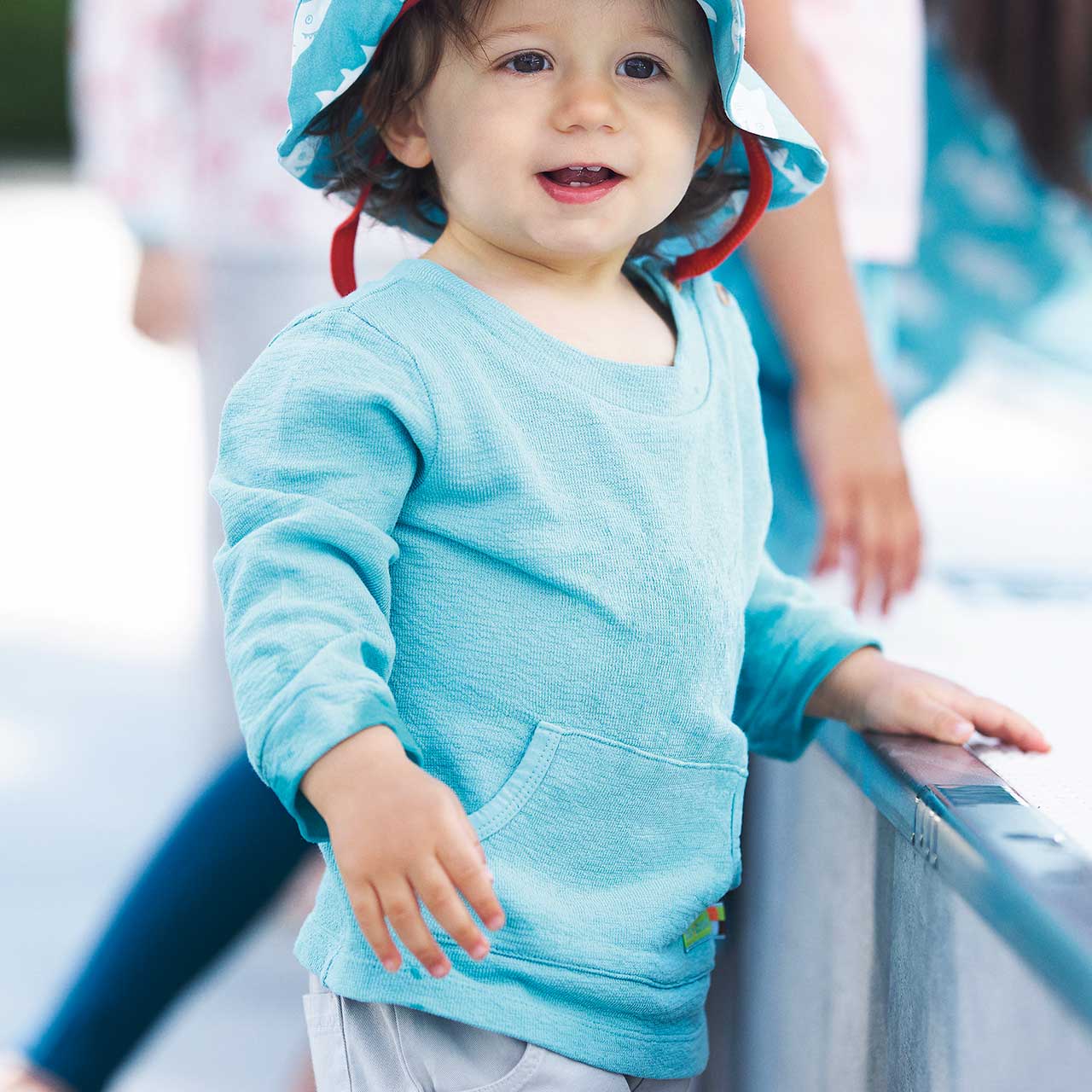 Loud and Proud Sweatshirt mit Struktur türkis online kaufen