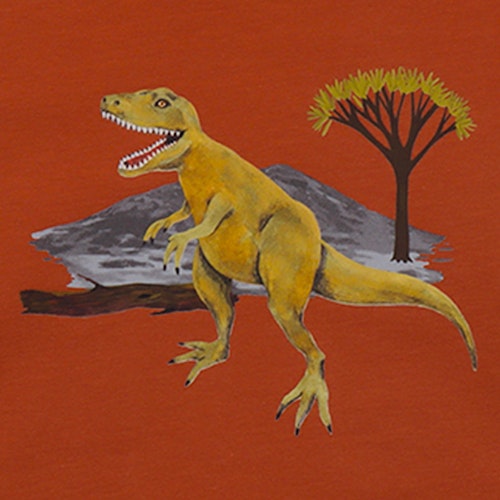 Sweatshirt Dinosaurier braun