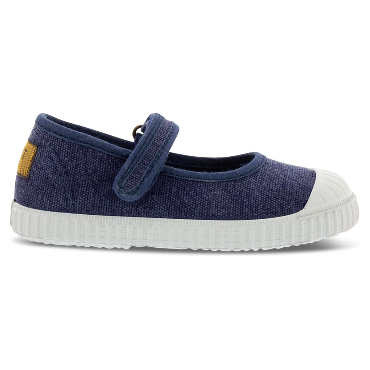 Riemchenballerina aus Baumwolle & Naturkautschuk