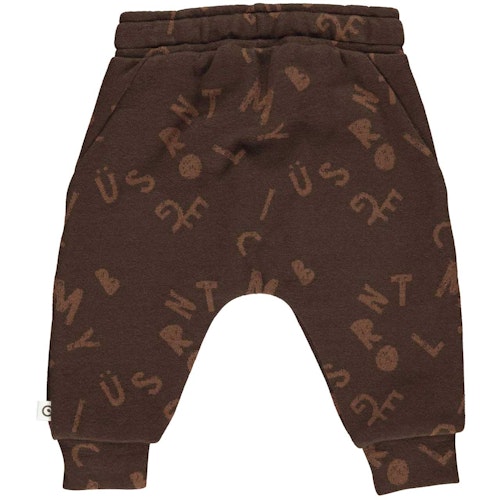 Jaquard Babyhose Buchstaben
