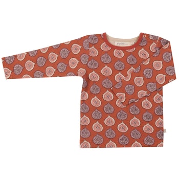 Edles Langarmshirt Feigen orange