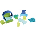 Vorschaubild Bauhaus mit Tragetasche blau