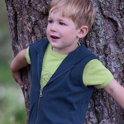 Weiches T-Shirt Rippe Känguru