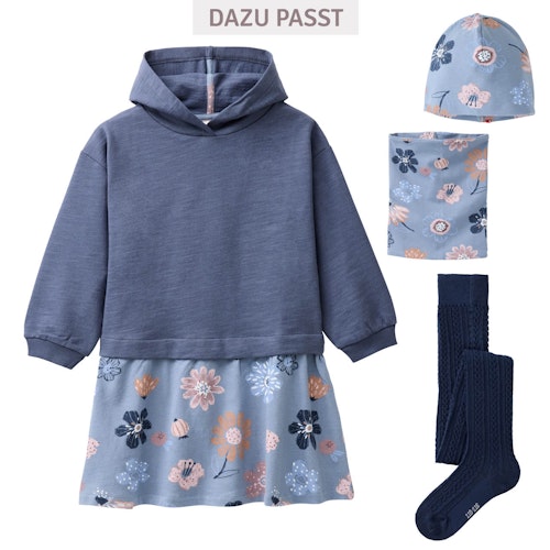 Kapuzen Sweatkleid