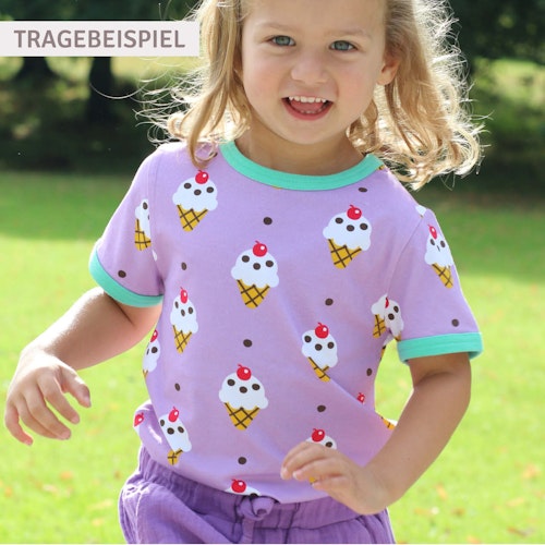 Shirt kurzarm Himbeeren