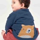 Vorschaubild Baby Strickpullover Häschen
