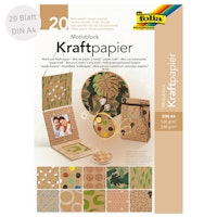 Motivblock Kraftpapier – 20 Blatt Motivkarton & -papier bunt