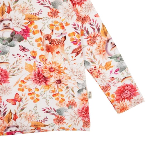 Langarmshirt Herbstblumen