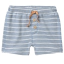 Vorschaubild Hochwertige Bermuda Sweat Shorts blau gestreift