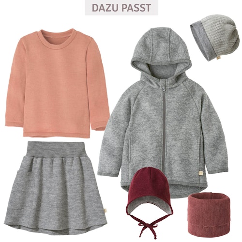 Walkjacke mit Reissverschluss