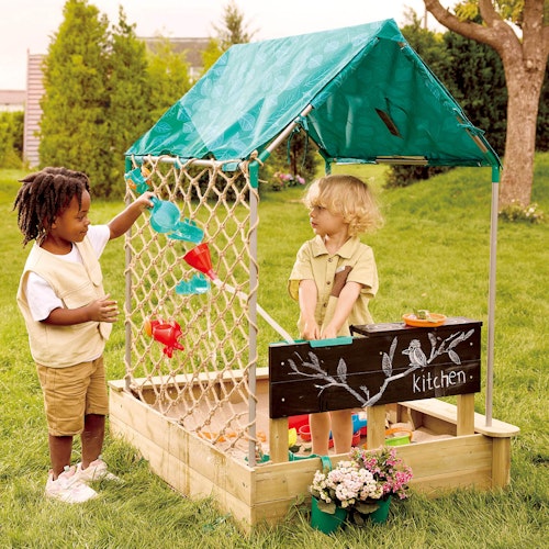 All-in-One Sandkasten-Set mit 8 Elementen