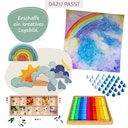 Vorschaubild Spieltuch Bio-Baumwolle Magischer Himmel 100 x 100 cm