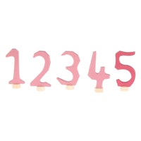 Grimms Zahlenstecker Set 1-5 rosa
