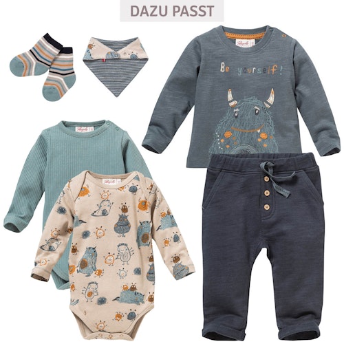 Wende Dreiecktuch Monster taupe