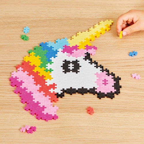 Steckbausteine Puzzle Einhorn ab 5 Jahre