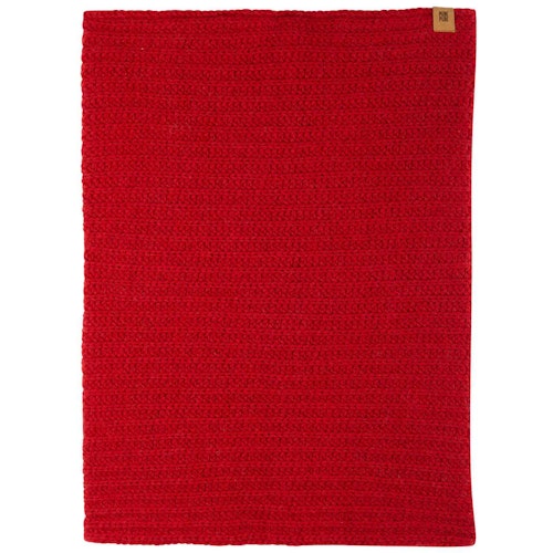Damen Loop Wolle Kaschmir Mix rot