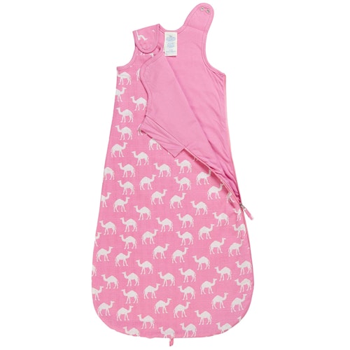 Leichter Musselin Baby Schlafsack Kamel