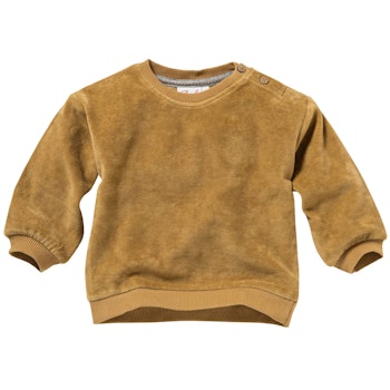 Kuscheliger Nicki Pullover senfgelb
