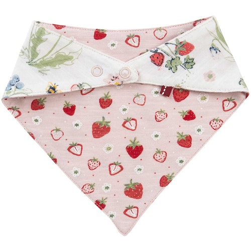 Wende Dreiecktuch Erdbeeren rosa