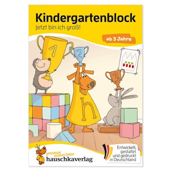 Kindergartenblock „Jetzt bin ich groß“ ab 3 Jahre