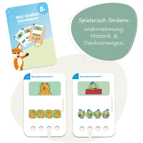 Was gehört zusammen? 5 J. Kartensatz (ohne Lochkasten)