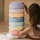Vorschaubild 7+1 Stapelstein® original Rainbow classic pastel Set