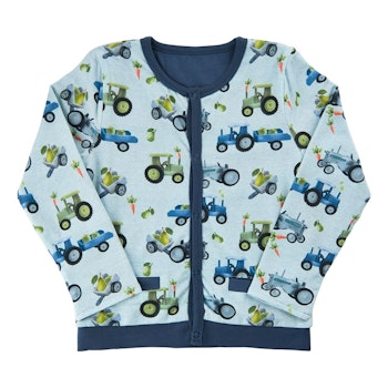 Traktor Wendejacke blau
