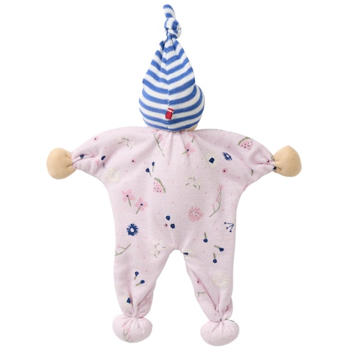 Manderl Schmusepuppe Sommerblumen hellrosa