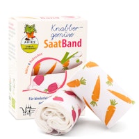 SaatBand für Knabbergemüse Möhren und Radieschen