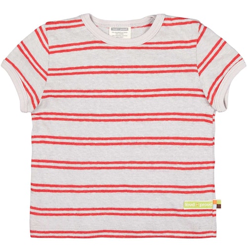 Leichtes Leinen Shirt kurzarm Streifen