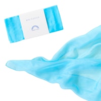 Spieltuch Seide blau klein 53 x 53 cm