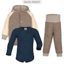 Vorschaubild Wolle Seide Wickelbody langarm