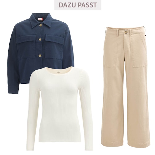 Damen elastische Twill Jacke