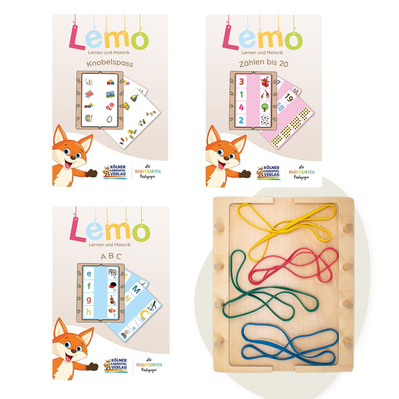 Lemo Set ab 5 J. mit 3 Kartensätzen