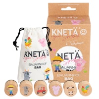 Knetstempel Holz 6er-Set Bauernhof