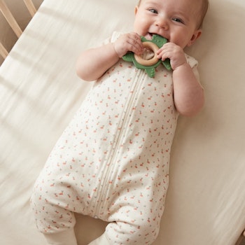 Warmer Baumwollschlafsack Schurwolle-Füllung Kirschen