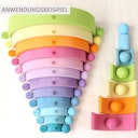 Vorschaubild Fädelspiel kleine Holzknöpfe, 24-tlg.