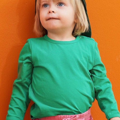 Dehnbares Basic Langarmshirt