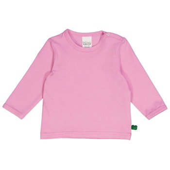 Dehnbares Basic Langarmshirt rosa