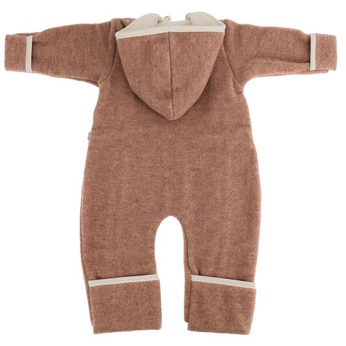 Overall iobio Fleece langarm Schurwolle Uni
