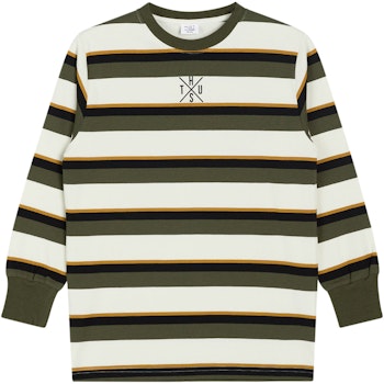 Langarmshirt Streifen Bündchen