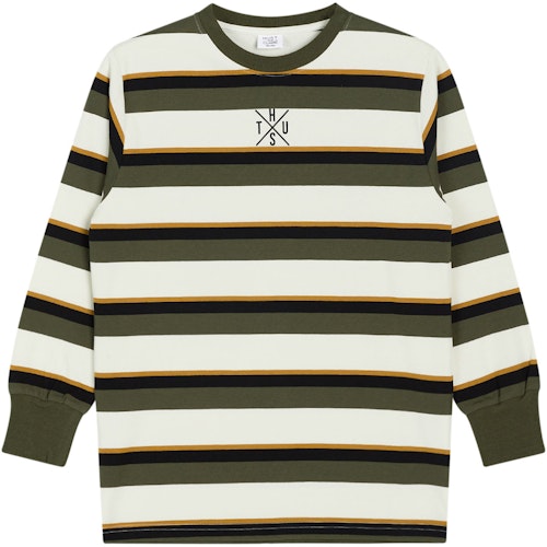 Langarmshirt Streifen Bündchen
