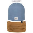 Vorschaubild Kinder Beanie uni Waffelstruktur