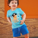 Vorschaubild Weite Baby Jersey Shorts uni